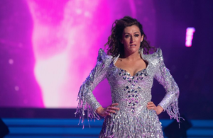 Celia Pacquola performing in Dancing With The Stars