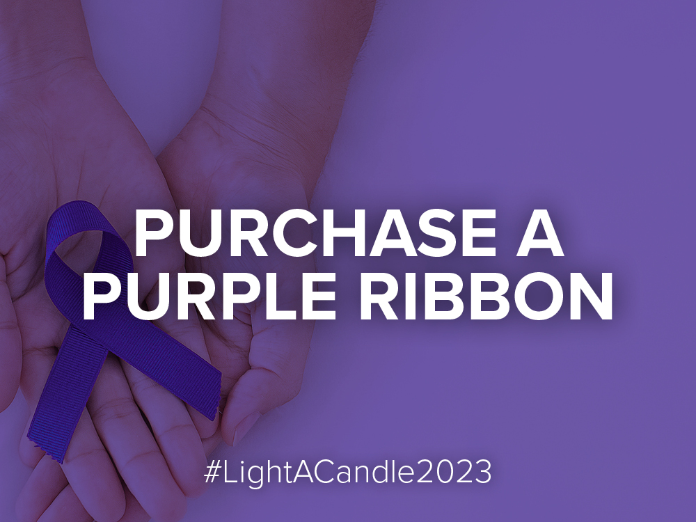 Remember them with a Purple Ribbon