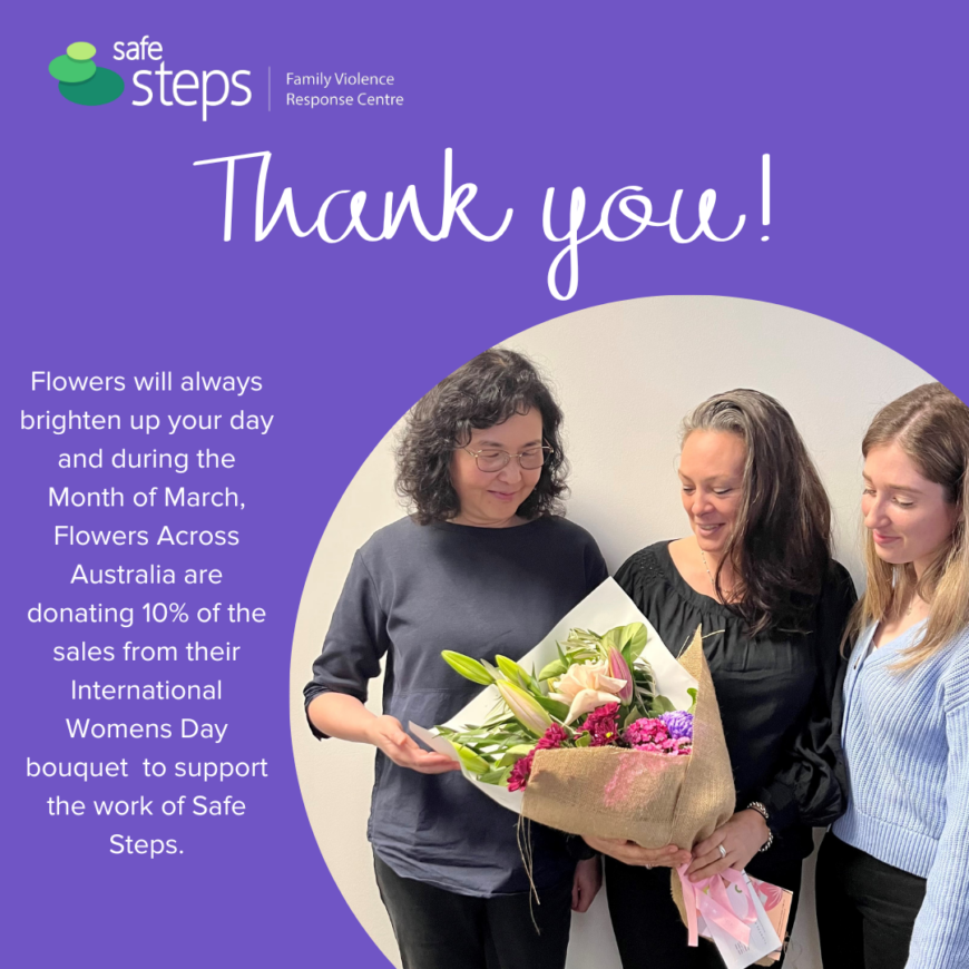 Safe Steps supported with Flowers Media Release